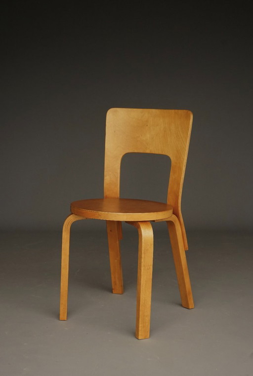 Model 66 Side Chair by Alvar Aalto for Artek, 1940s