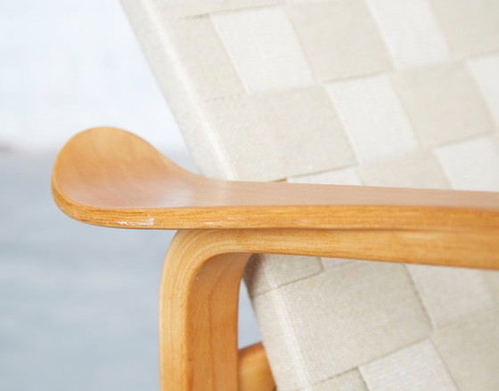 Yngve Ekström Lounge Chair 'Primo High' für Swedese, Sessel, Holz, Beige (Foto 12 von 15)