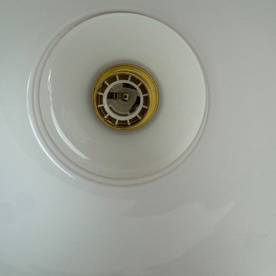 Lampada a sospensione vintage in vetro opalino, anni '70 – Lampade a sospensione, Glass (photo 11 of 11)