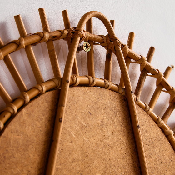 Image 1 of MK10881 Specchio con cornice in canna e rattan