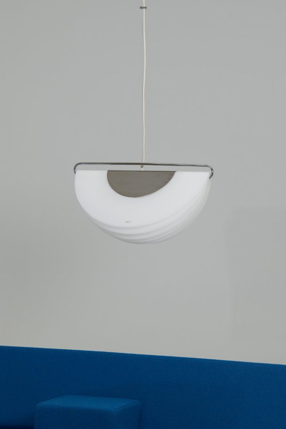 Spicchio Pendant Lamp - Ermanno Lampa & Sergio Brazzoli – iGuzzini, Plastic, Metal, Vintage (photo 8 of 18)