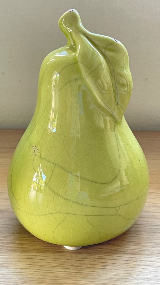 Image 1 of POMME POIRE Céramique Effet Craquelé