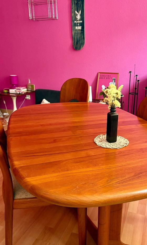 Image 1 of Glostrup Denmark Teak dining table 1960