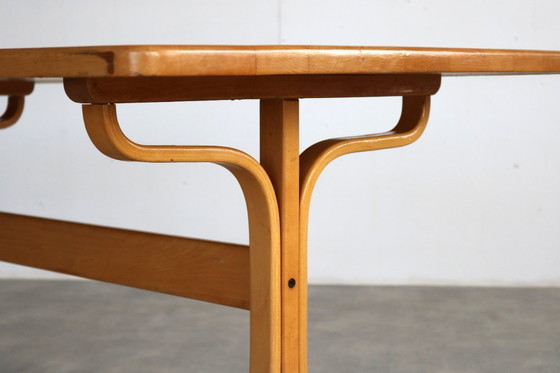 Image 1 of vintage 1960s dining table in the style of Thonet