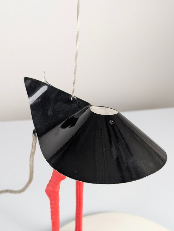 Ingo Maurer Bibibibi Table Lamp, Signed, 1980s – Lighting, Metal, Plastic (photo 11 of 13)