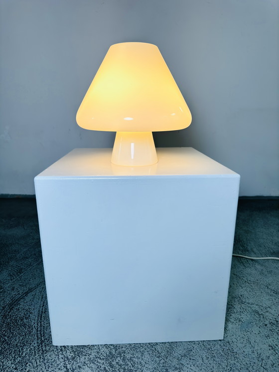 Image 1 of MURANO TABLE LAMP BY VENINI, ITALY, 1970s