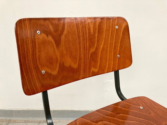 Image 1 of Set van 4 vintage F6 Eromes Marko Holland eetkamerstoelen