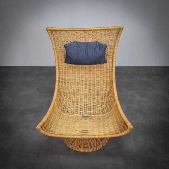 Image 1 of Sillón de ratán diseñado por Gerard van den Berg para Montis, década de 1970.