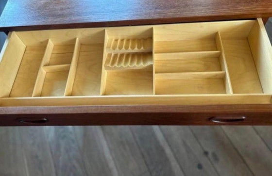 Image 1 of Danish vintage sewing machine cabinet / Design / side table, cabinet