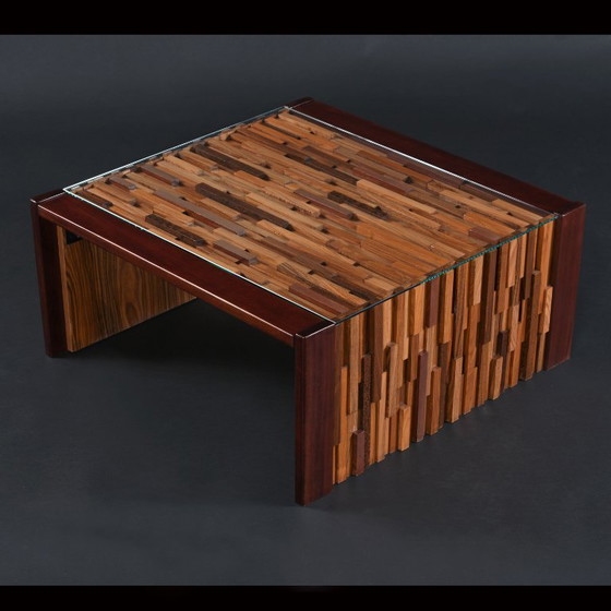 Image 1 of Percival Lafer Brutalist Parkett Niedrigprofil Brasilianisch Modern Beistelltische