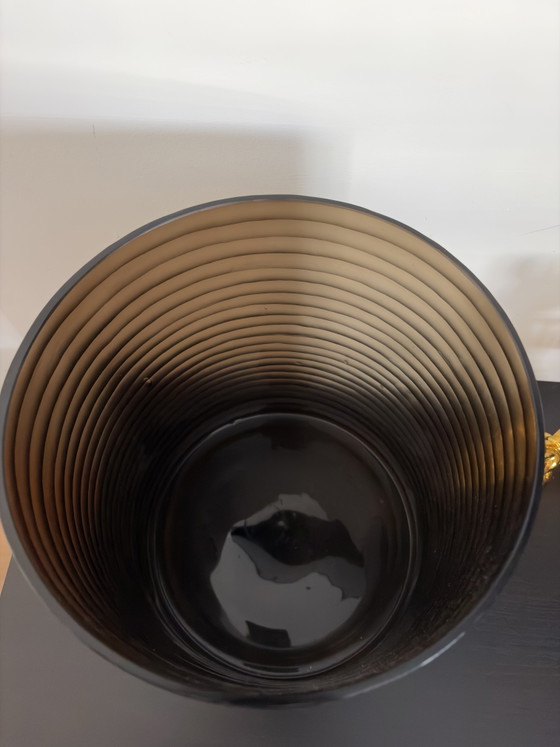 Eichholtz Hurricane Vanity Fair Hurricane Lamp Ø 24 X 30 Cm Amber Brown – Vases, Glass (photo 5 of 10)