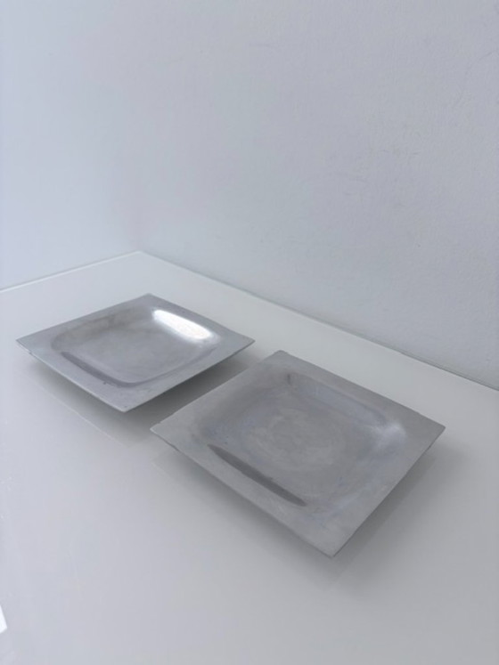 Set di 2 ciotole in alluminio – Quadrato Minimalista – Accessori da tavola, Aluminium (photo 9 of 9)