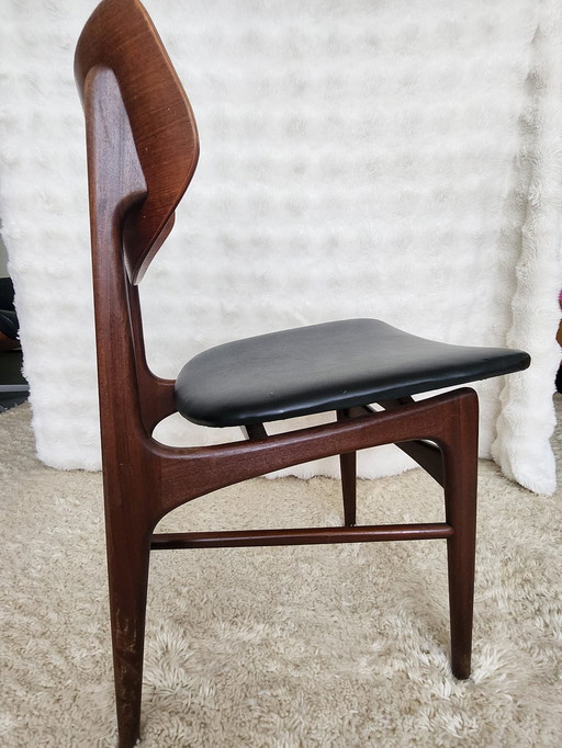 4x Louis van teeffelen chairs Hamar with table