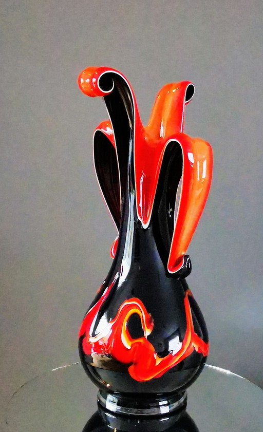 Darius Zarrin, glass Art Vase