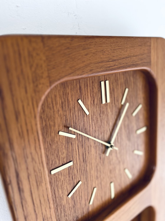 Image 1 of Vintage teak wall clock, DANclock '70