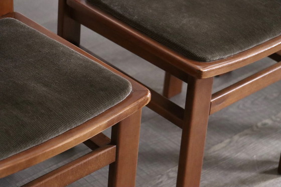 Image 1 of Set van 6 Arcadia eetkamerstoelen van Caraceni voor Tagliabue di Cascina Armata, Italië, jaren 70