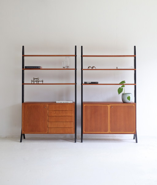 Set of two vintage IKEA Roxen wall cabinets from the 1950s/60s.