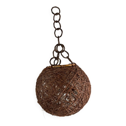 Lámpara colgante de bola vintage