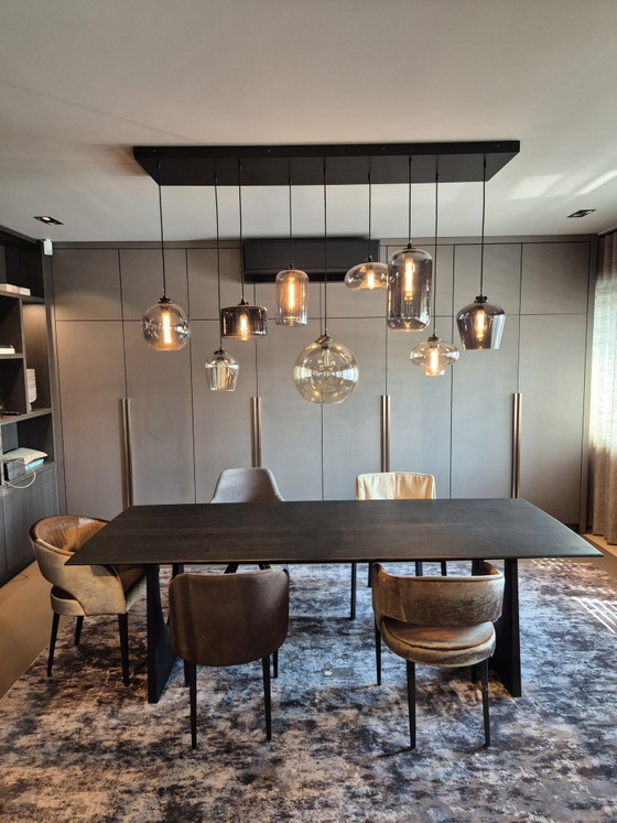 By Eve mix glass pendant lights on ceiling plate 9 pieces – Pendant lamps, Wood (photo 3 of 13)