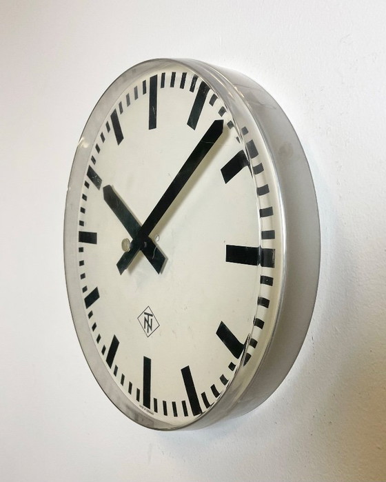 Image 1 of Industrial Station Wall Clock from TN, 1960