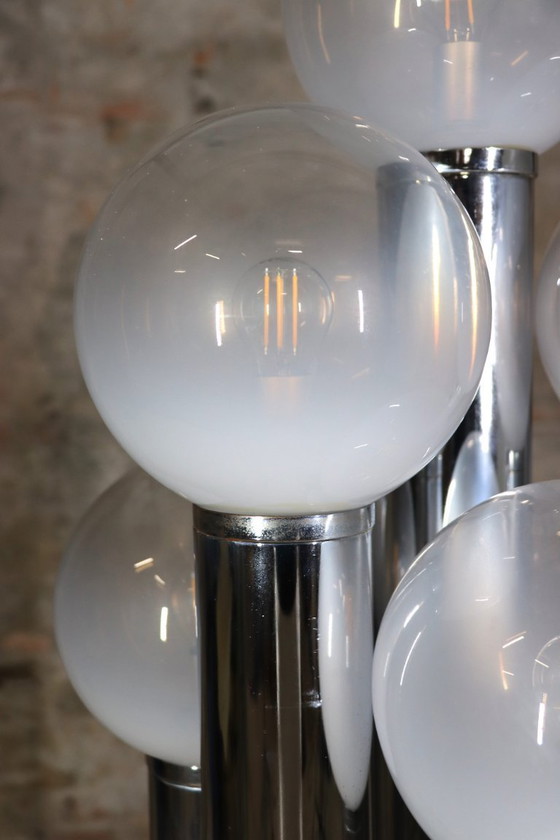 Image 1 of Goffredo Reggiani – Organ / Chrome Tube Floor Lamp – Italy – 1970s