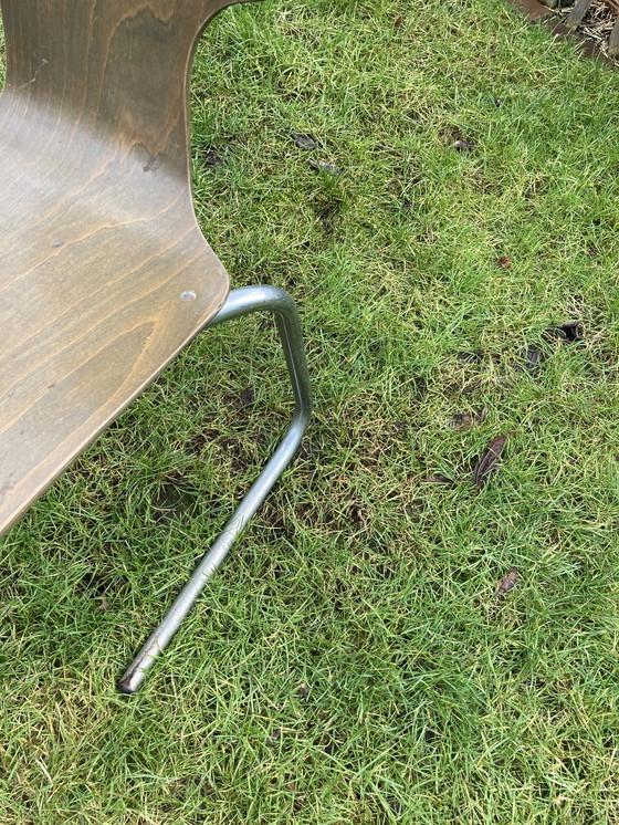 Image 1 of Stapelstoelen sledestoelen vintage jaren 60-7