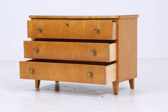 Image 1 of Vintage Commode à tiroirs | Mid Century Armoire à tiroirs | Rangement en bois 60's 70's #05-29