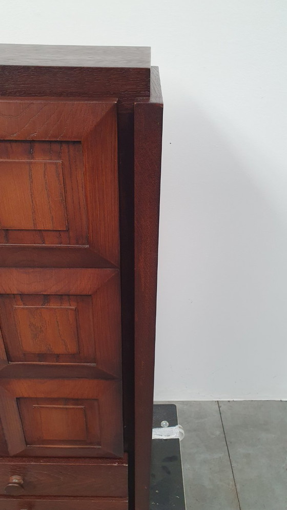 Image 1 of Brutalist vintage De Coene style barkast 70s belgie