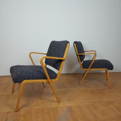 2x DDR Selman Selmanagic Fauteuil 1958