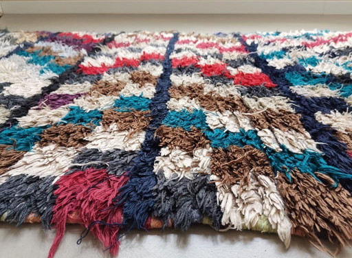 Boucherouite tapijt/loper 244x85cm