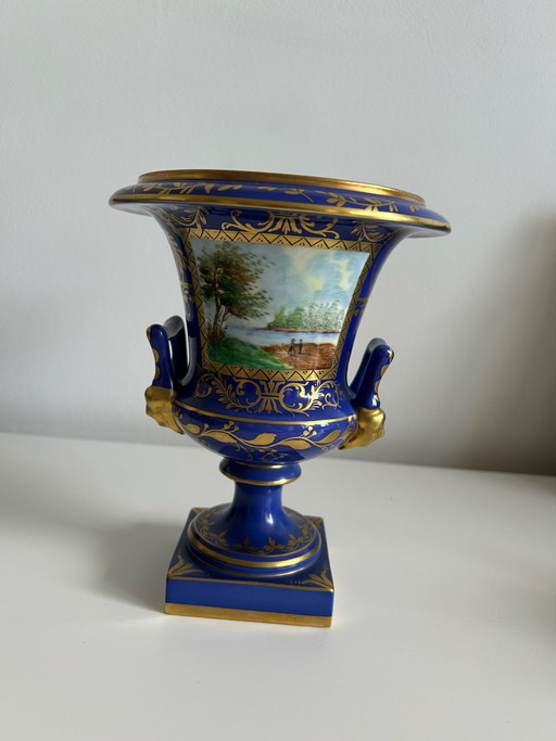 Dresden Porcelain Potpourri Vase - Carl Thieme Potschappel 19thC