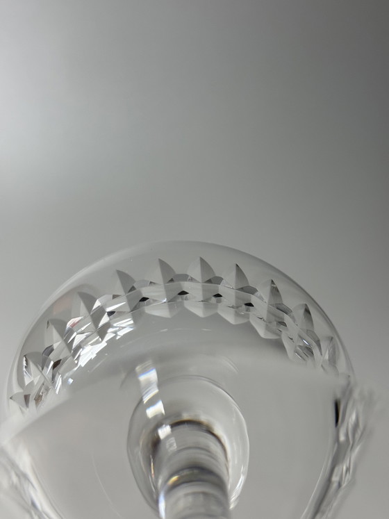 Image 1 of Set van 6 kristallen champagne-/cocktailcoupes – Service Mery Val Saint Lambert · Art Deco