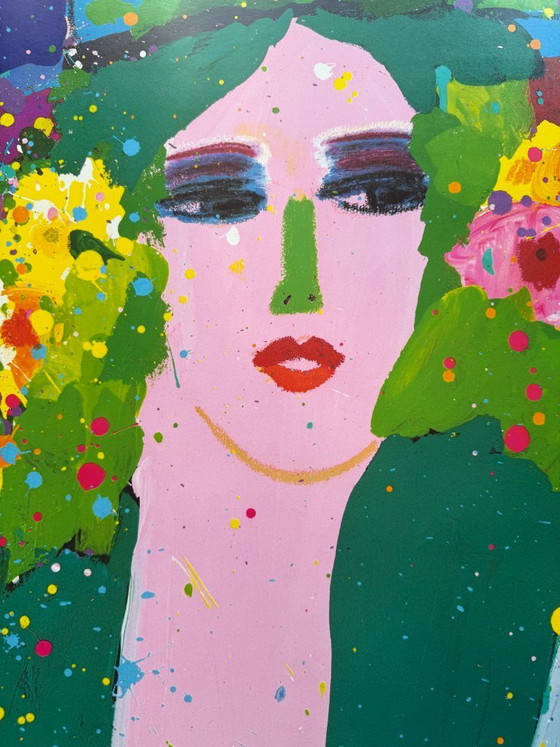 Image 1 of Walasse Ting (1929–2010), Galerie Moderne Silkeborg, Ausstellungsplakat, 1986