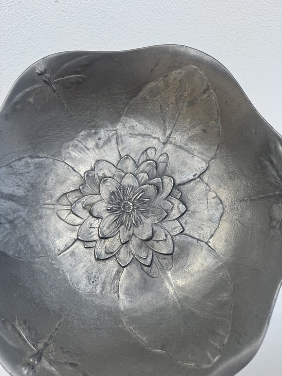 Art Nouveau Pewter Bowl Kayserzinn – Decorative Objects, Metal (photo 3 of 11)