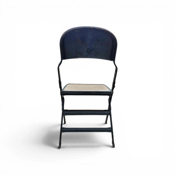 12 x Clarin Corporation folding chair / USA 1920s (photo 4 of 19)