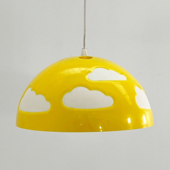 Image 1 of Yellow Skojig Cloud Pendant Lamp by Henrik Preutz for Ikea, 1990s
