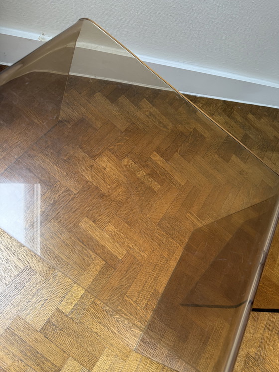 Image 1 of 3x Beistelltisch plexi verre fumé