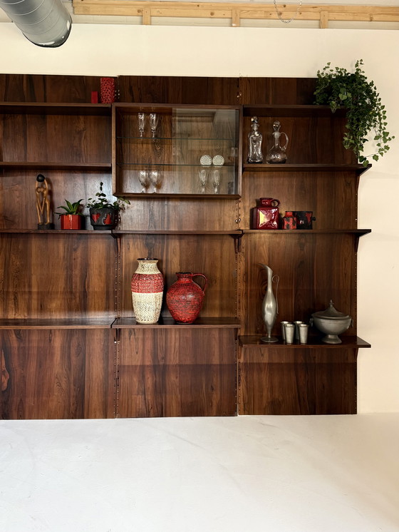 Image 1 of Système mural modulaire Vintage XL, Poul Cadovius '60