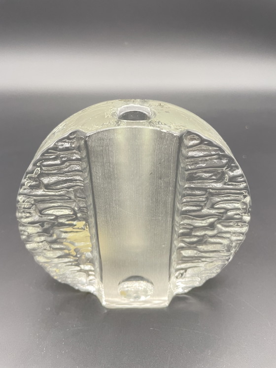 Walther-Design Solifleur Glasvase mit Originaletikett, 1970er – Walter Glas, Vasen (photo 2 of 5)