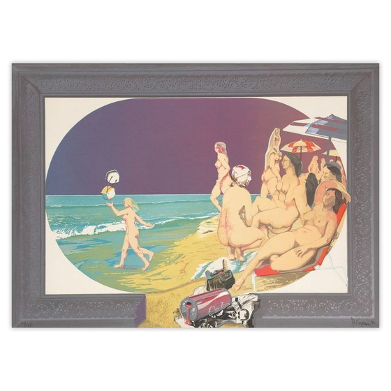 Image 1 of Herman BRAUN-VEGA Le bain Turc d'après Ingres II Litografia firmata 1973