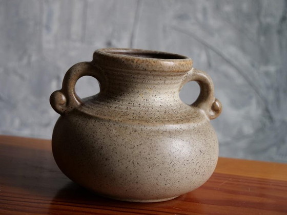 Image 1 of Vaso in ceramica di VEB Haldensleben 2978, vintage anni '70 Wabi-Sabi