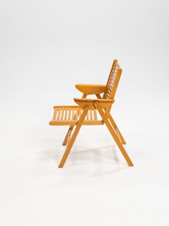 Image 1 of Mid Century Folding Lounge Armchairs Rex Designed by Niko Kralj, Slovenia, 60s