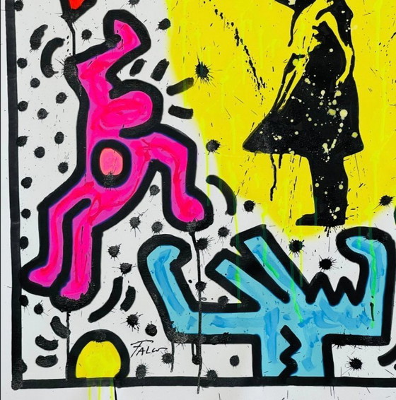 Image 1 of Banksy - Haring XL
