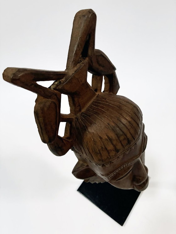 Image 1 of Afrikanische Stammeskunst • Baoulé-Maske • Elfenbeinküste • 1970