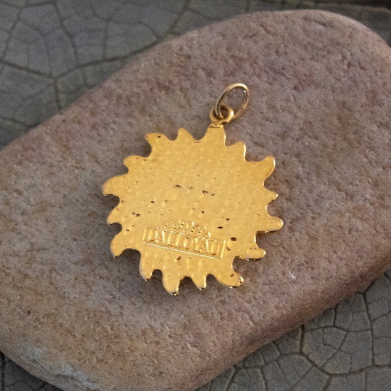 Image 1 of Ciondolo con collana Sun Dalloyau Paris vintage del 1993