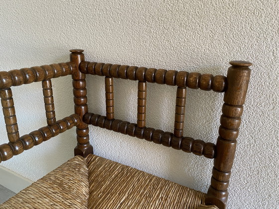 Image 1 of Rieten hoekstoel