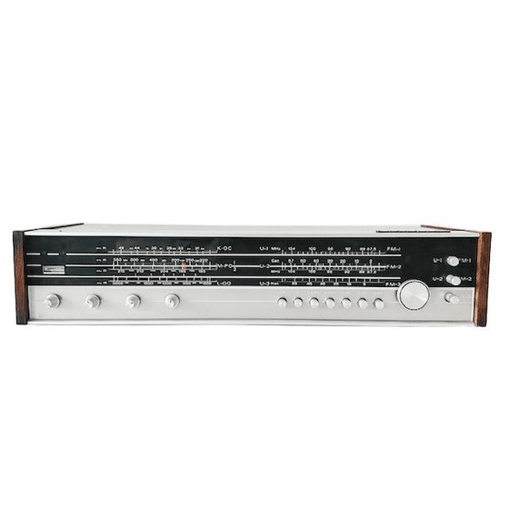 Image 1 of Ricevitore stereo vintage di metà secolo Aristona SA5910 Philips 22RH781 teak anni '70