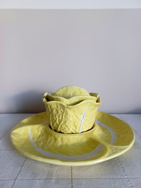 Image 1 of Secla Portuguese Ceramics - Vintage '50s-'60s Cabbageware