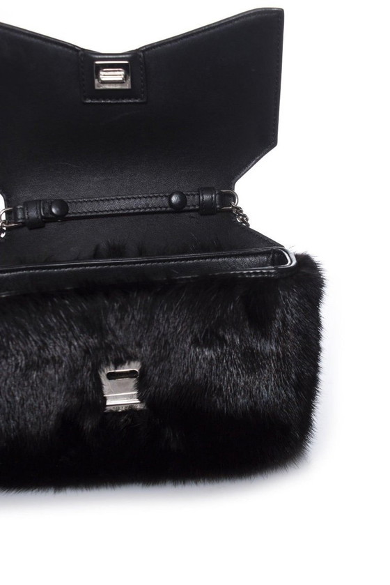 Image 1 of Givenchy, Bow cut Mink fur crossbody bag.
