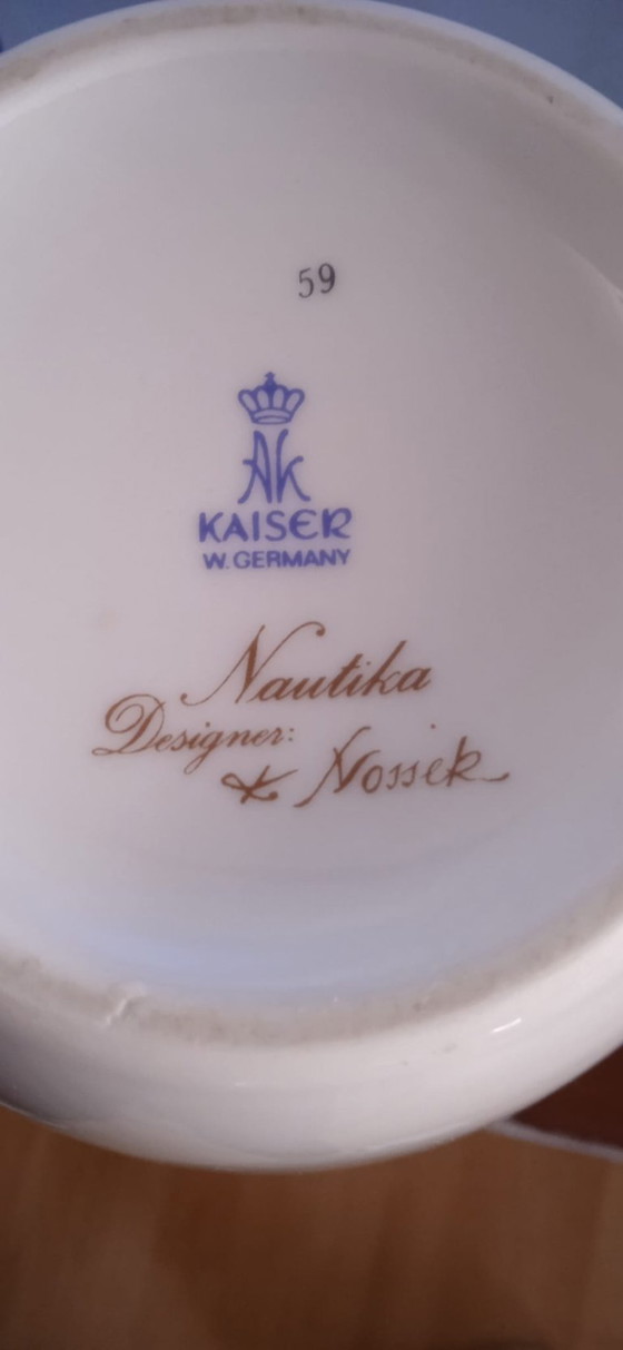 Image 1 of Kaiser Nautika porcelain vase.